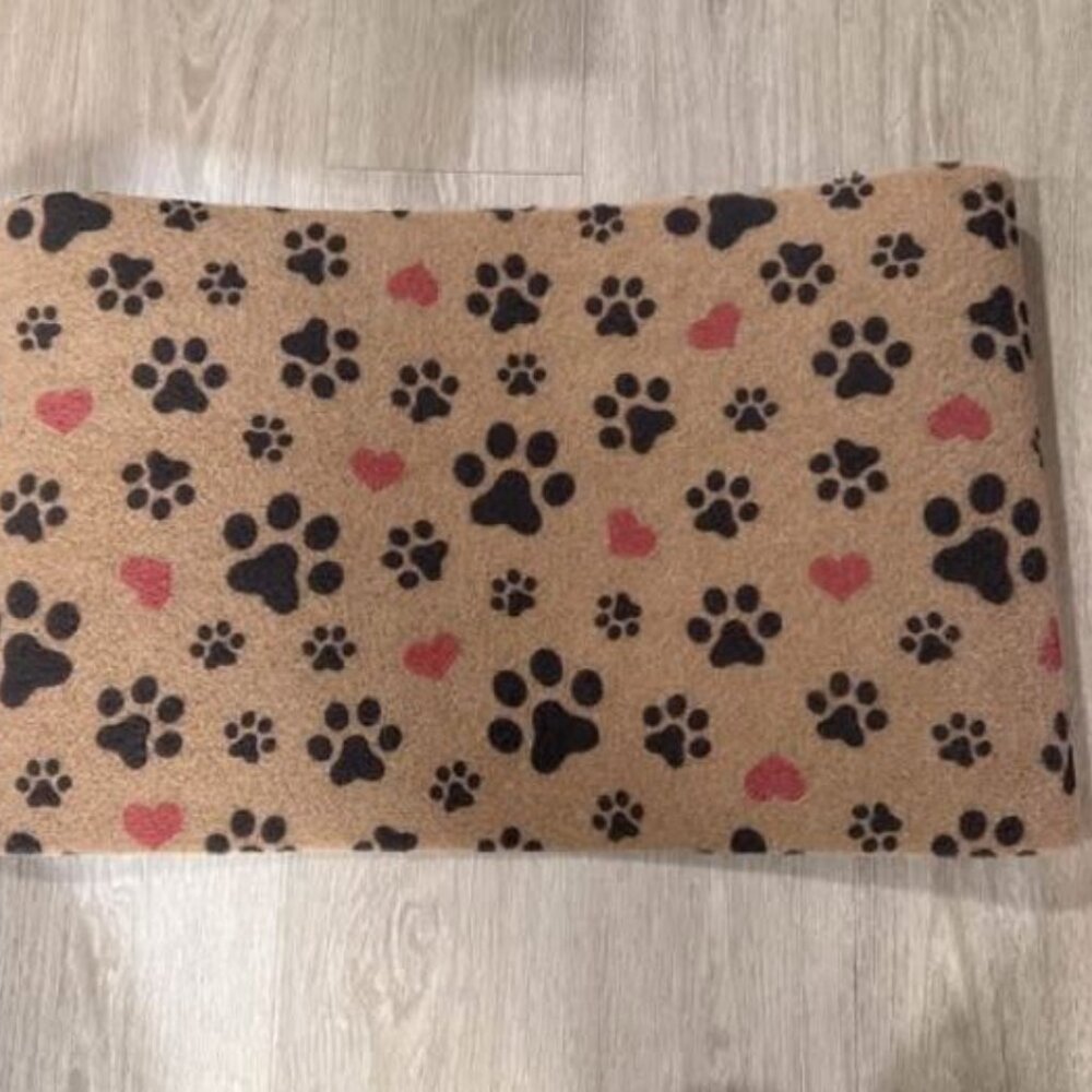 cute puppy doormat